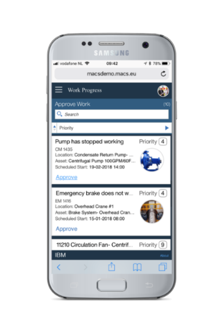 Samsung smartphone met website macs| DID-online.nl