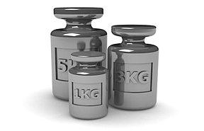 gewichten 1kg, 3kg en 5 kg| DID-online.nl