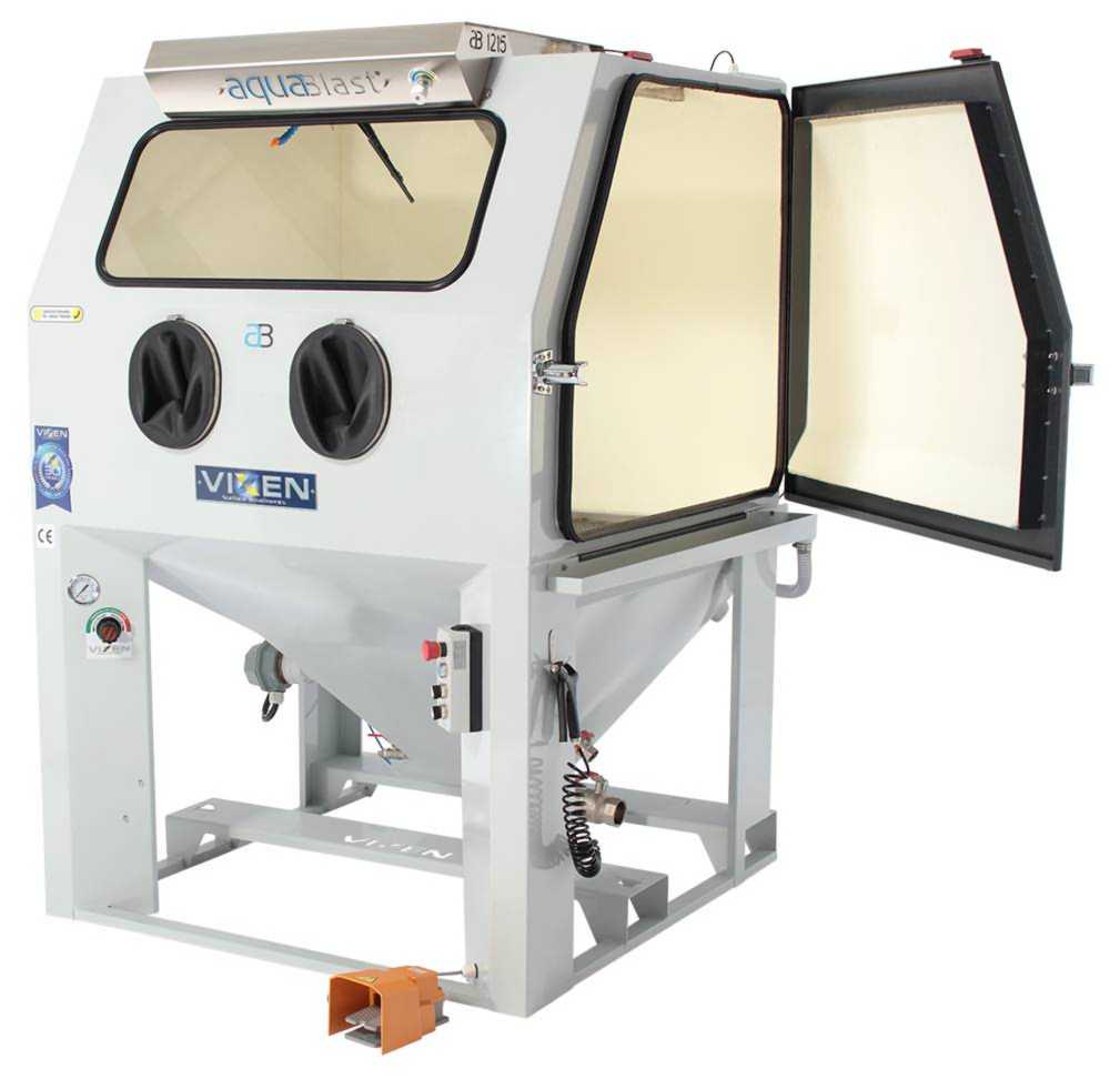 Aquablast natstraalkast