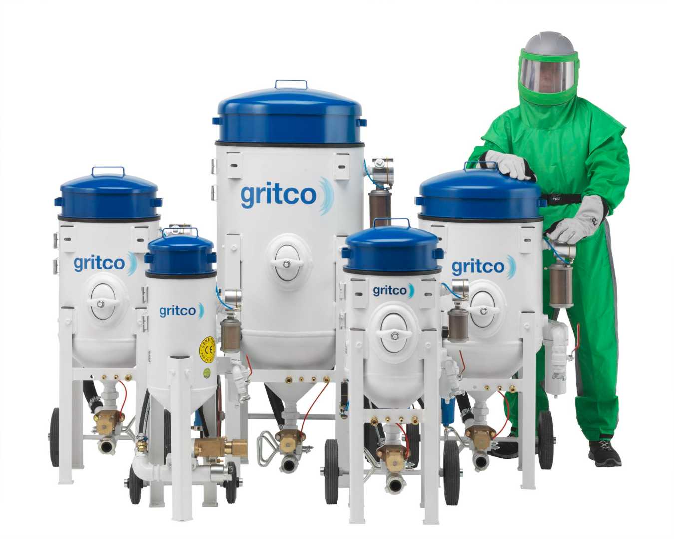 Straalketels Gritco straalketels