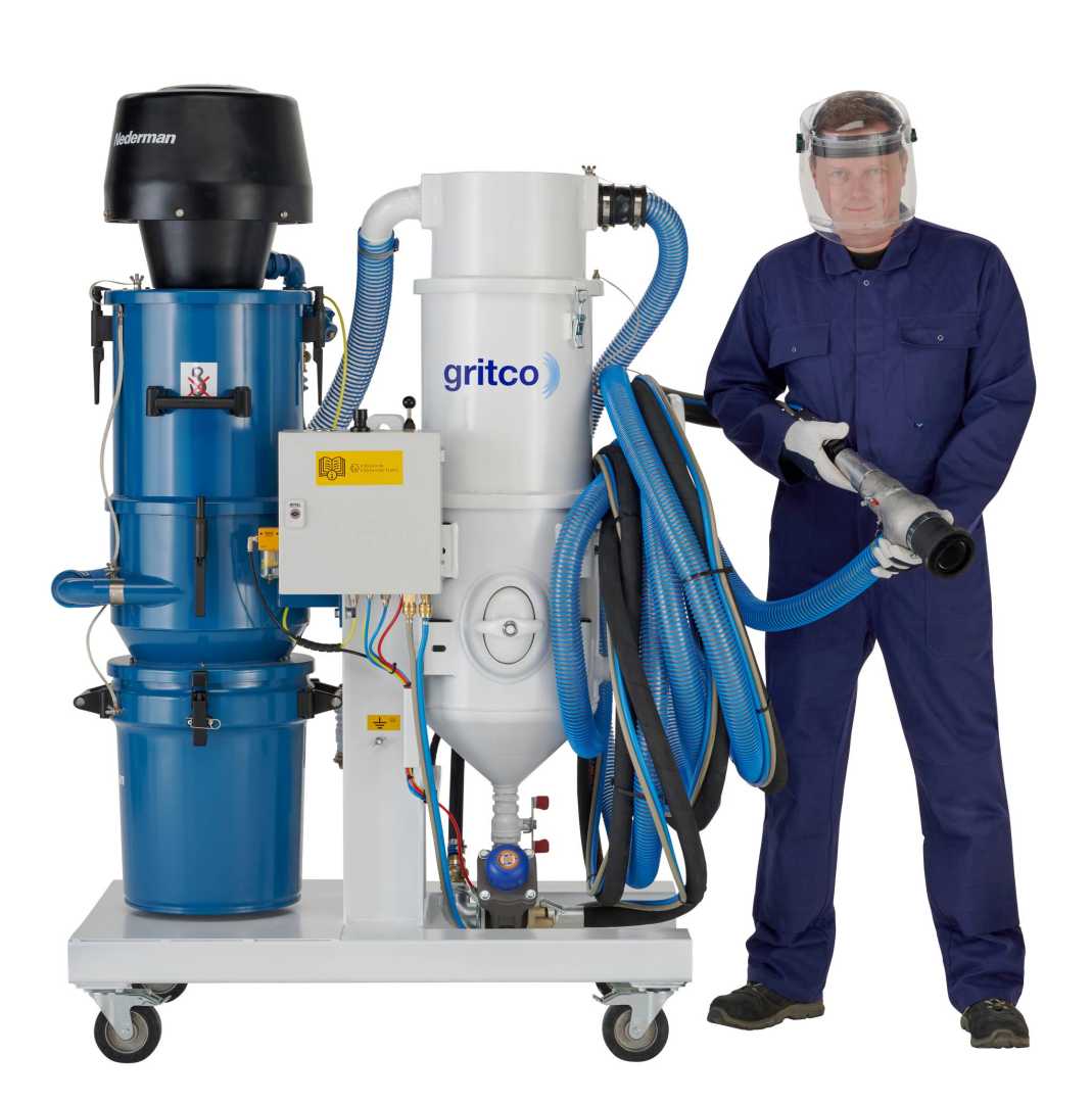 Vacuüm straalmachine