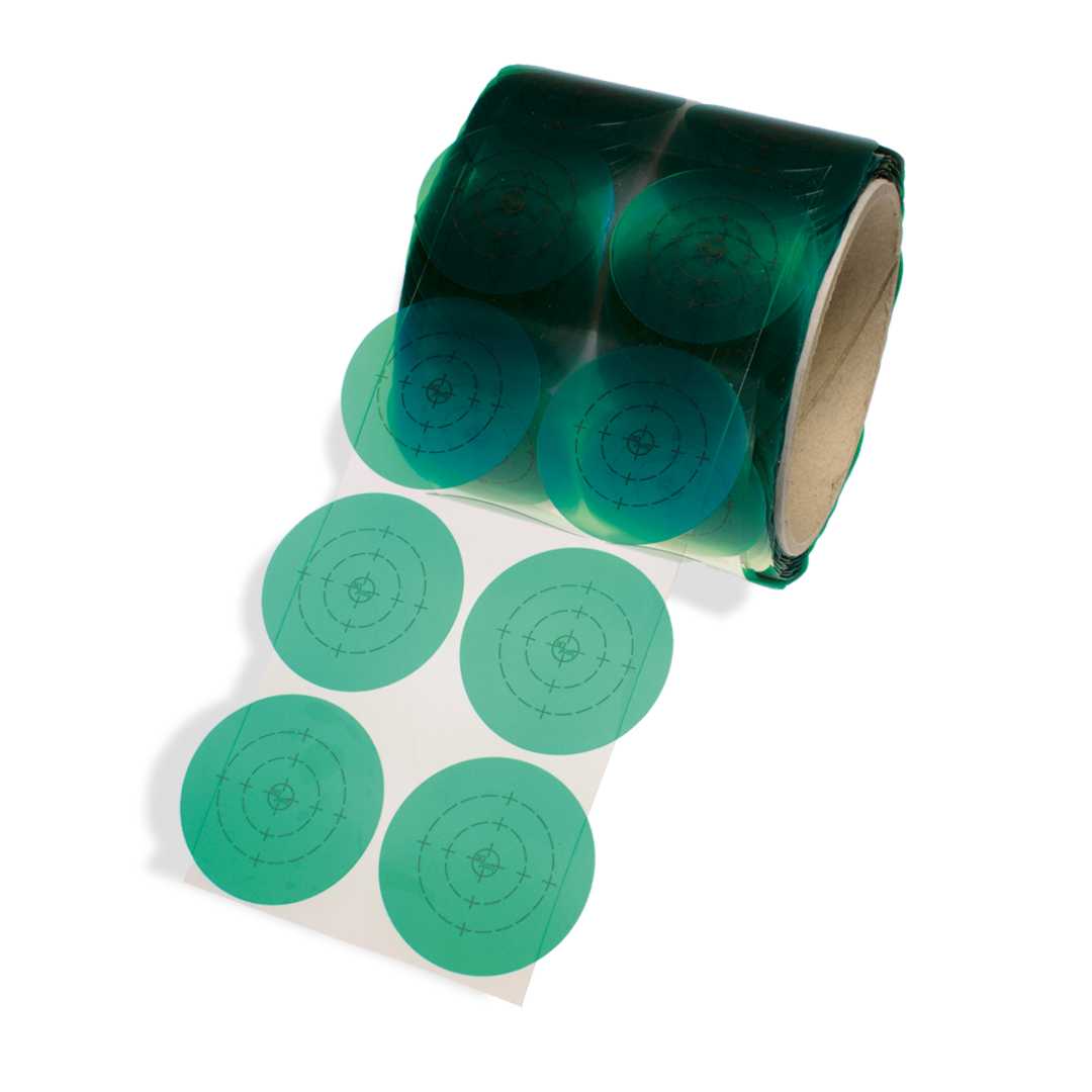 groene sticker met schietschijf