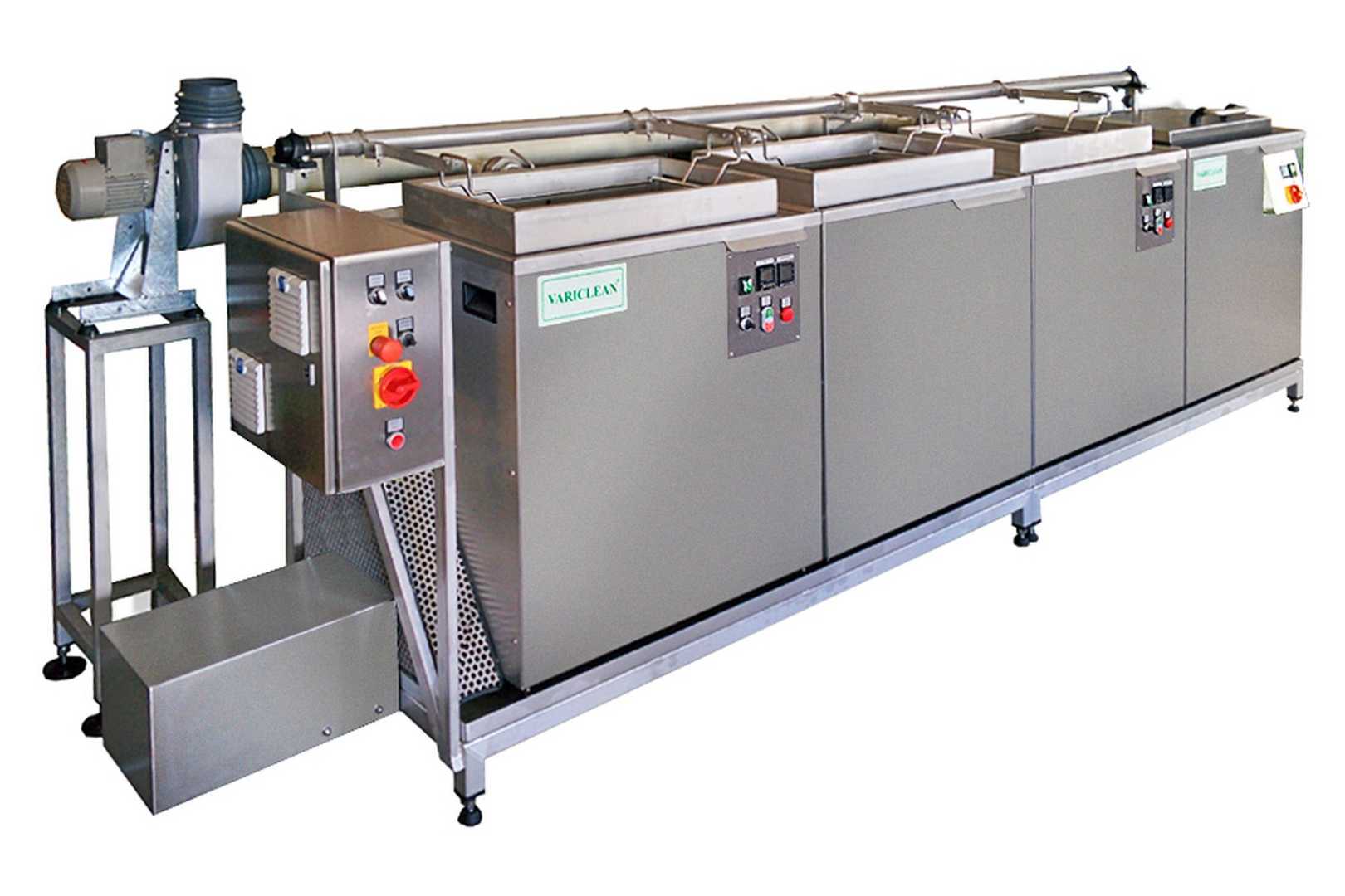 3-bads reinigingsopstelling