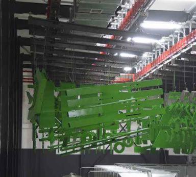 Installatie ontwerp voor oppervlakte­behandeling