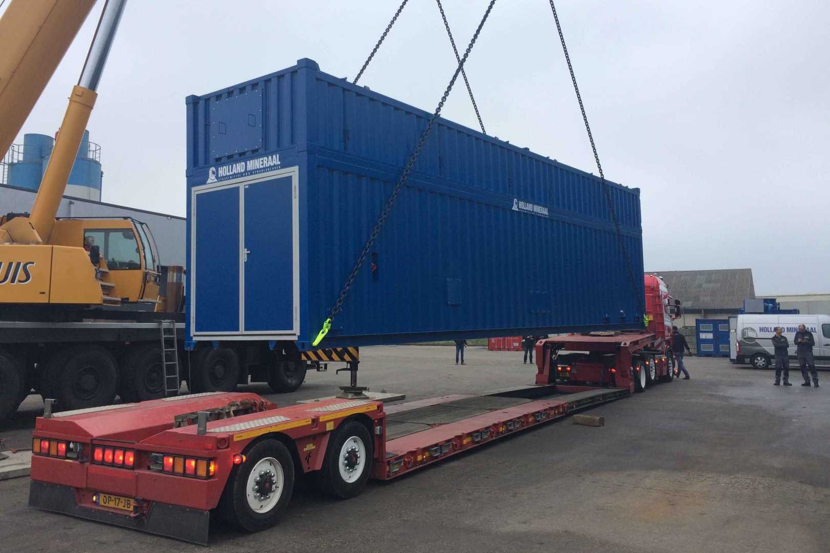 straalcontainer Holland Mineraal