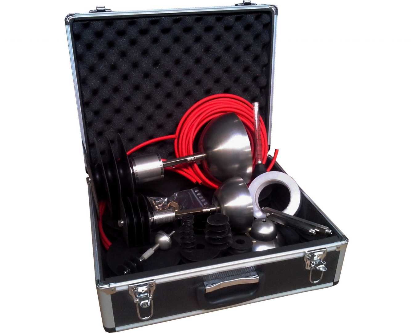 Backinggas-set in koffer t.b.v. pijp-flens