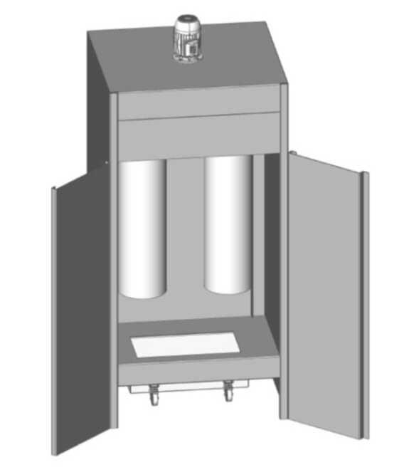 Poedercoatwanden W80