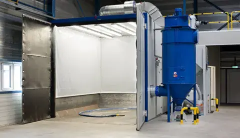 Indoor straalcabine| DID-online.nl