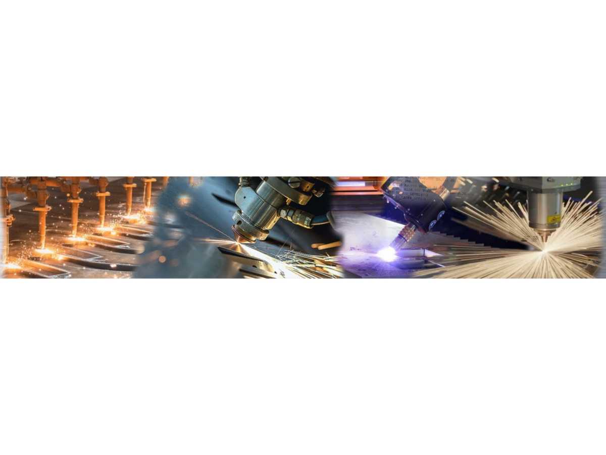banner verschillende laser beelden