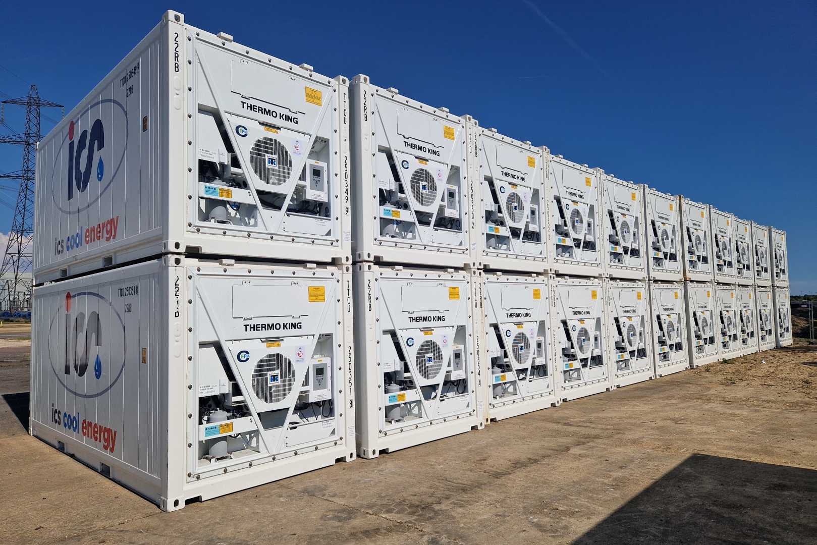 ICS koelcontainers modulaire opstelling