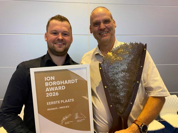 MKS Atotech winnaar ION Borghardt Award 2026| DID-online.nl