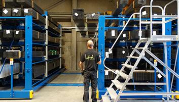 Gemotoriseerd langgoed uitrolstelling