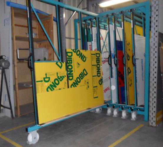 platenstelling verticaal